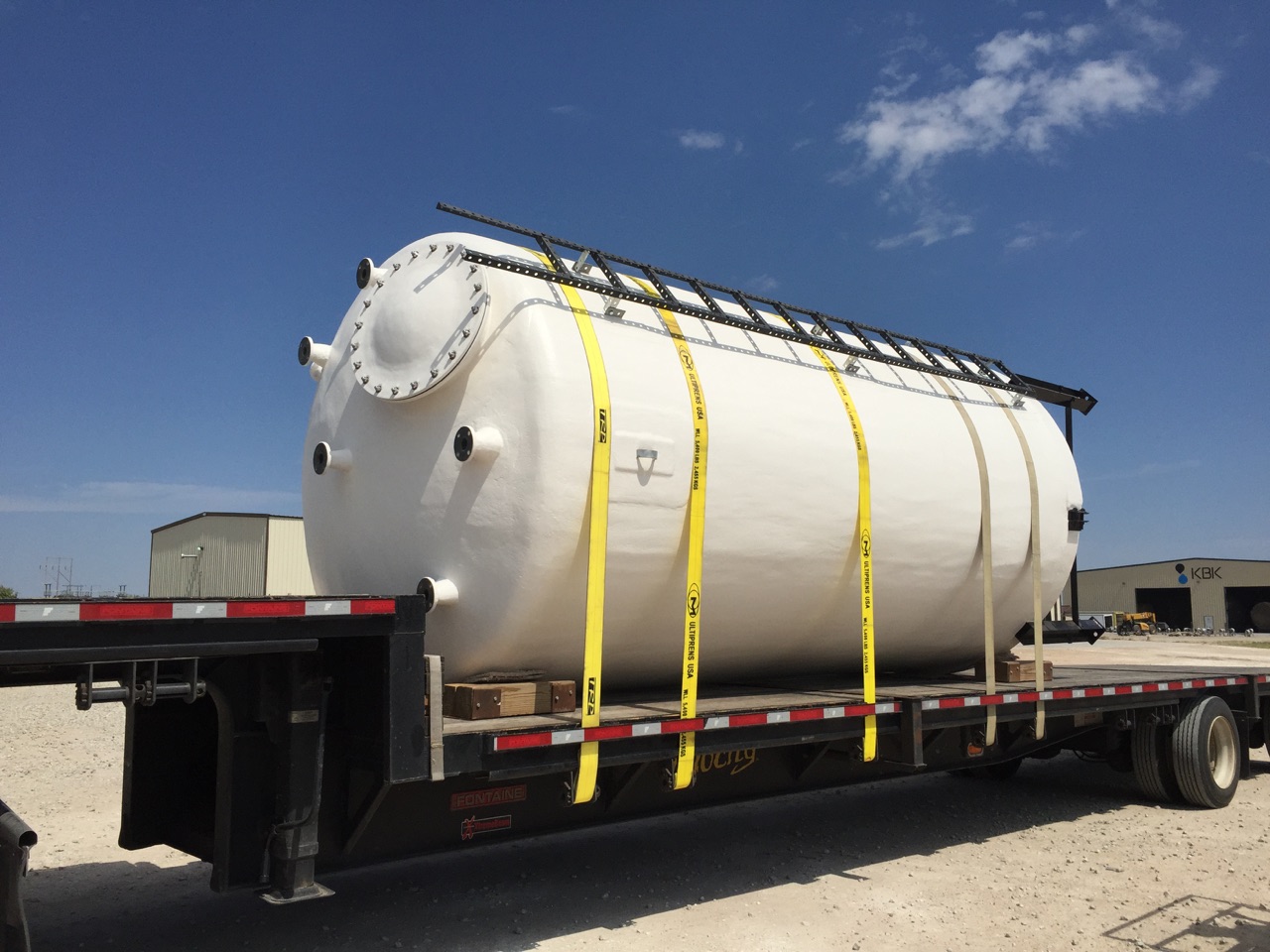 Fire water tank installation