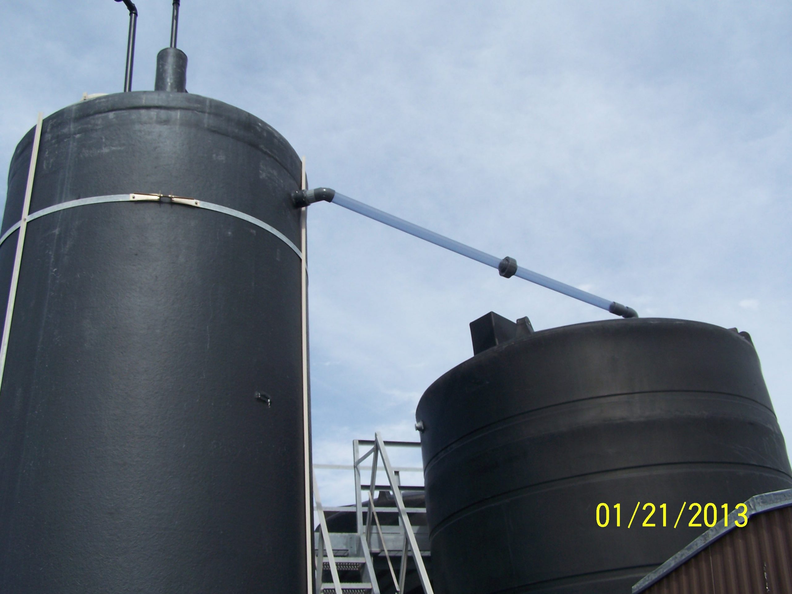 Tank delivery